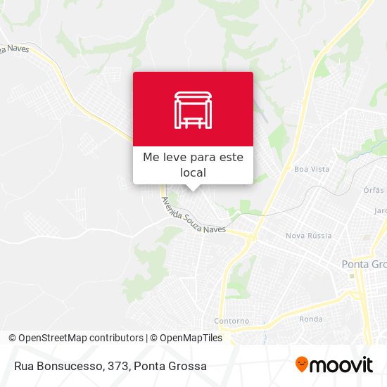 Rua Bonsucesso, 373 mapa