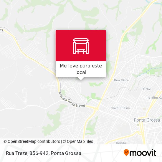 Rua Treze, 856-942 mapa
