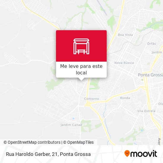 Rua Haroldo Gerber, 21 mapa