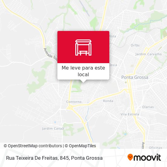 Rua Teixeira De Freitas, 845 mapa