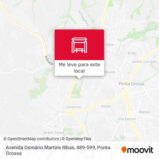 Avenida Osmário Martins Ribas, 489-599 mapa