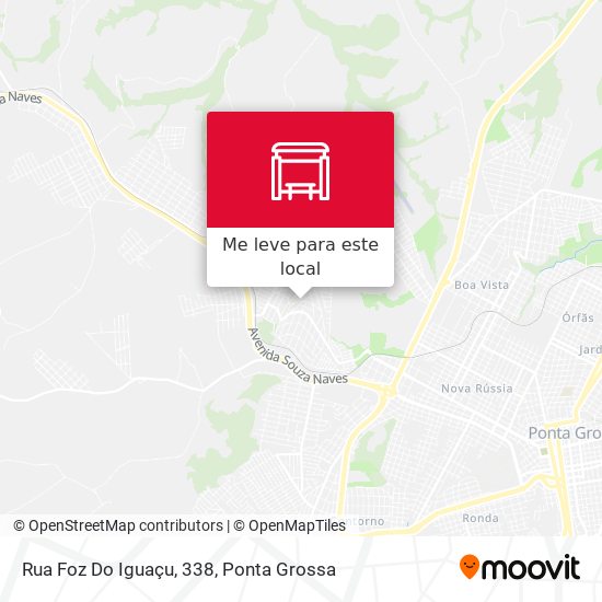 Rua Foz Do Iguaçu, 338 mapa
