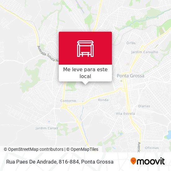 Rua Paes De Andrade, 816-884 mapa