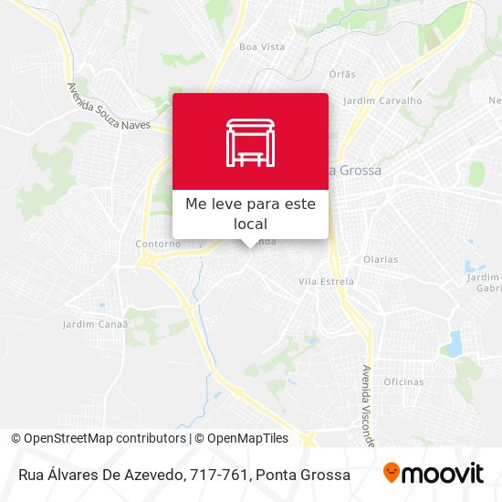 Rua Álvares De Azevedo, 717-761 mapa