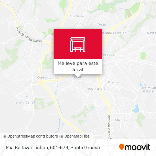 Rua Baltazar Lisboa, 601-679 mapa