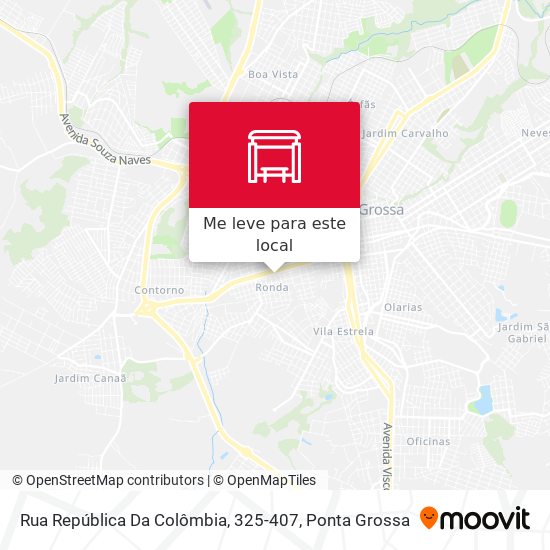 Rua República Da Colômbia, 325-407 mapa