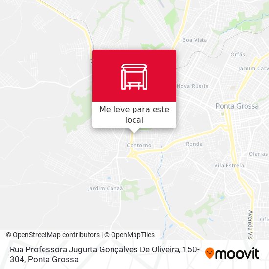 Rua Professora Jugurta Gonçalves De Oliveira, 150-304 mapa