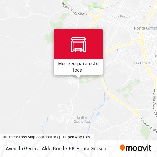 Avenida General Aldo Bonde, 88 mapa