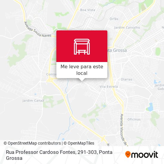 Rua Professor Cardoso Fontes, 291-303 mapa