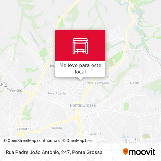Rua Padre João Antônio, 247 mapa