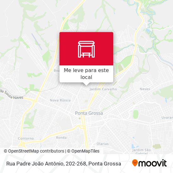 Rua Padre João Antônio, 202-268 mapa