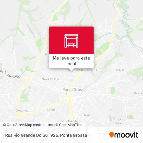 Rua Rio Grande Do Sul, 926 mapa