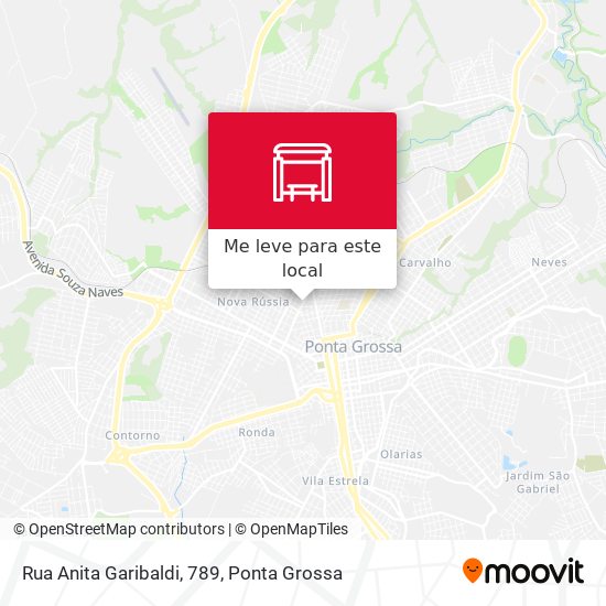 Rua Anita Garibaldi, 789 mapa