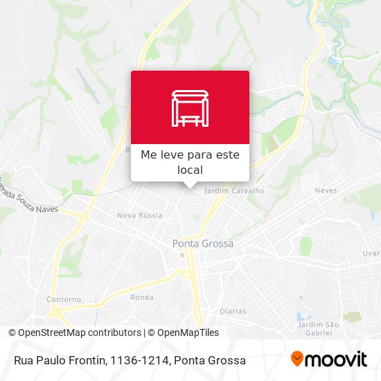 Rua Paulo Frontin, 1136-1214 mapa