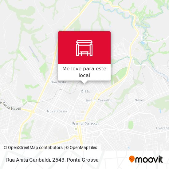 Rua Anita Garibaldi, 2543 mapa