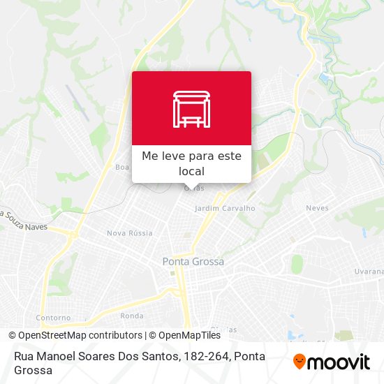 Rua Manoel Soares Dos Santos, 182-264 mapa