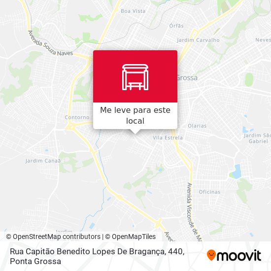 Rua Capitão Benedito Lopes De Bragança, 440 mapa