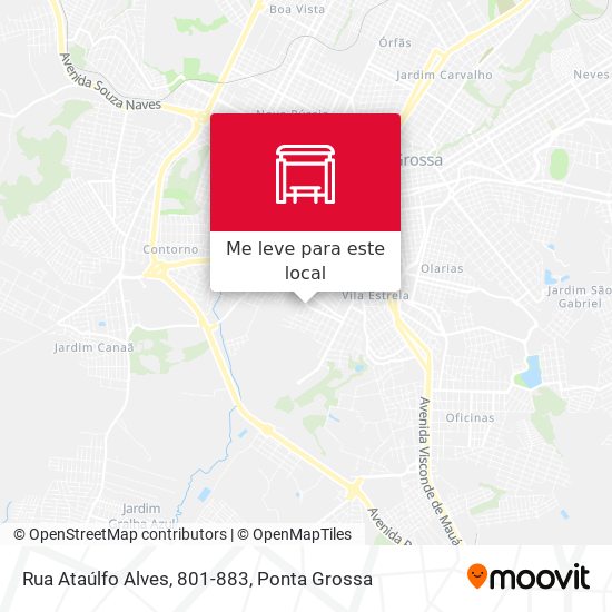 Rua Ataúlfo Alves, 801-883 mapa