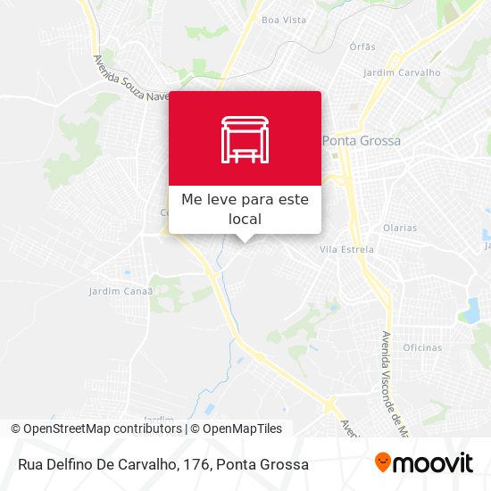 Rua Delfino De Carvalho, 176 mapa