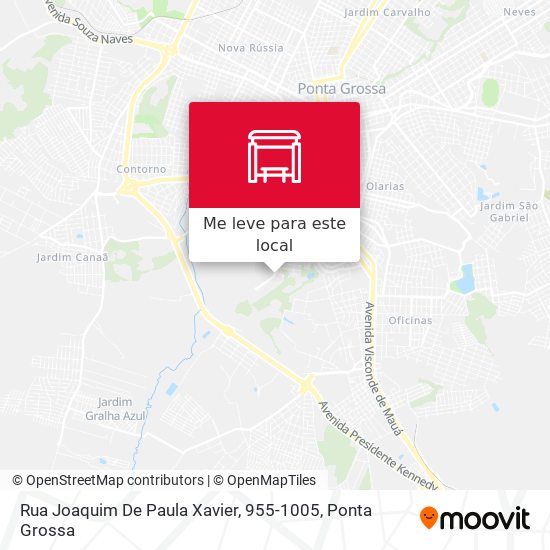 Rua Joaquim De Paula Xavier, 955-1005 mapa