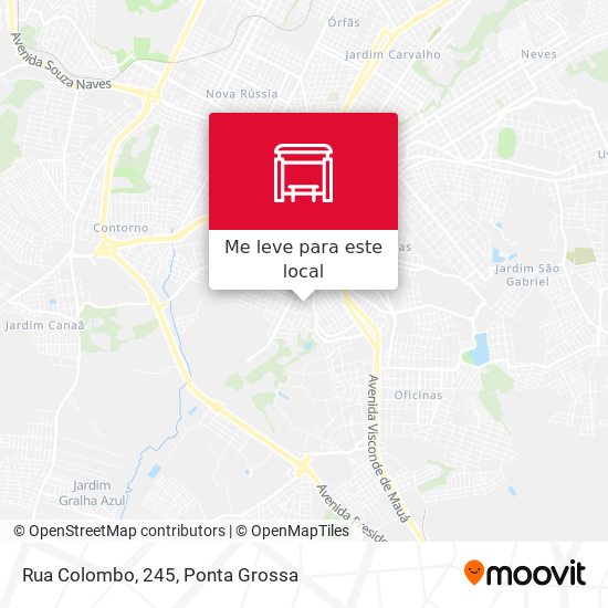 Rua Colombo, 245 mapa