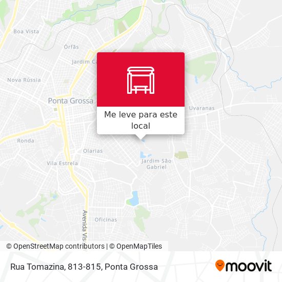 Rua Tomazina, 813-815 mapa