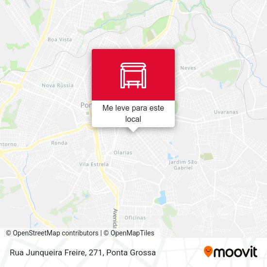 Rua Junqueira Freire, 271 mapa