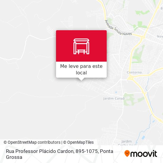Rua Professor Plácido Cardon, 895-1075 mapa