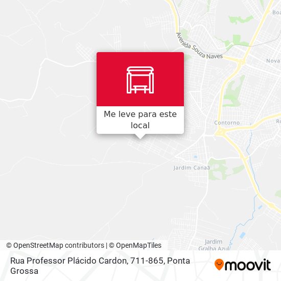 Rua Professor Plácido Cardon, 711-865 mapa