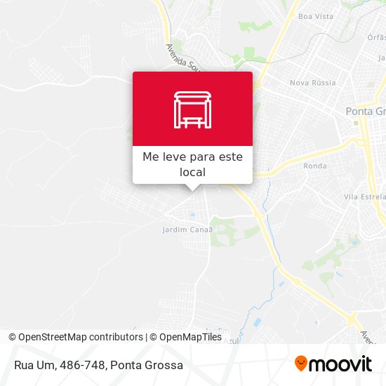 Rua Um, 486-748 mapa