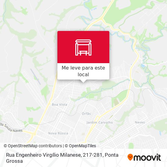 Rua Engenheiro Virgílio Milanese, 217-281 mapa