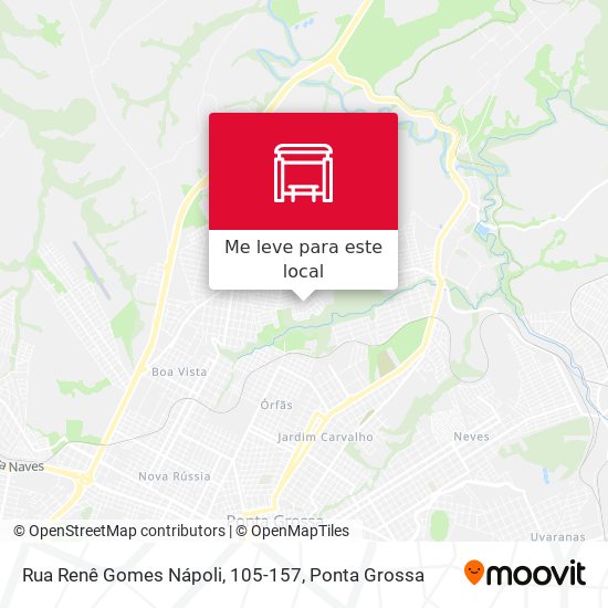 Rua Renê Gomes Nápoli, 105-157 mapa