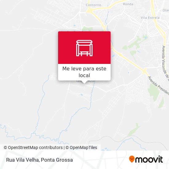 Rua Vila Velha mapa