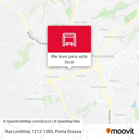 Rua Londrina, 1212-1380 mapa