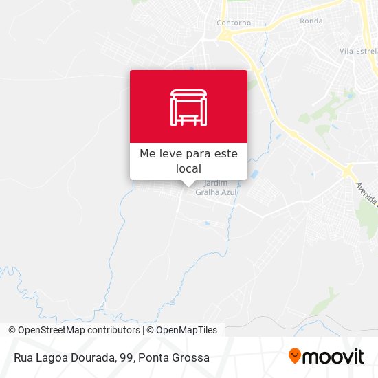 Rua Lagoa Dourada, 99 mapa