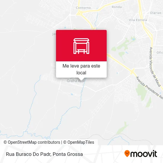Rua Buraco Do Padr mapa