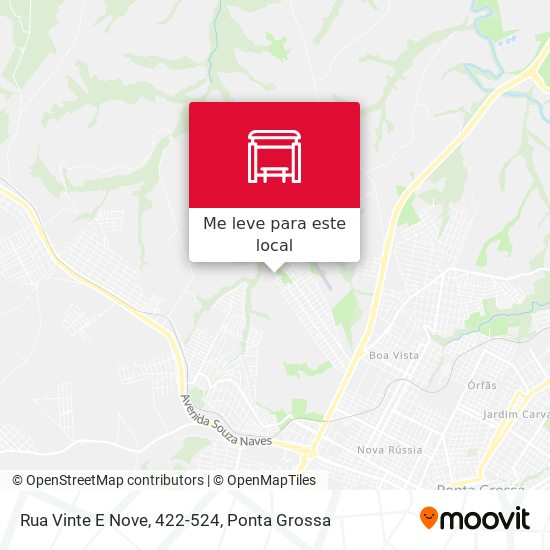Rua Vinte E Nove, 422-524 mapa