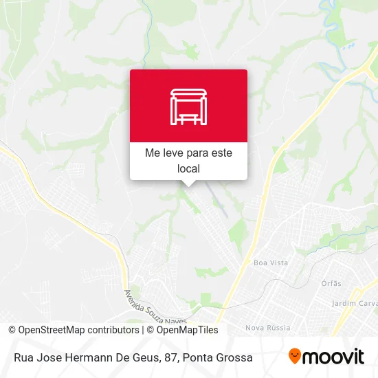 Rua Jose Hermann De Geus, 87 mapa
