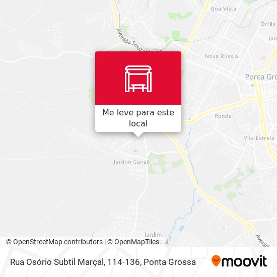 Rua Osório Subtil Marçal, 114-136 mapa