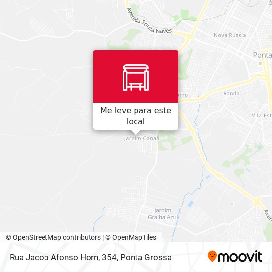 Rua Jacob Afonso Horn, 354 mapa