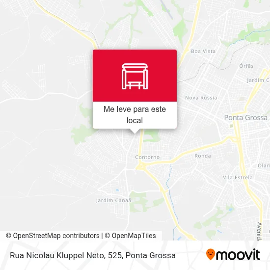 Rua Nicolau Kluppel Neto, 525 mapa