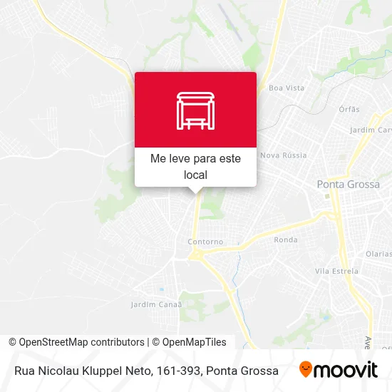 Rua Nicolau Kluppel Neto, 161-393 mapa
