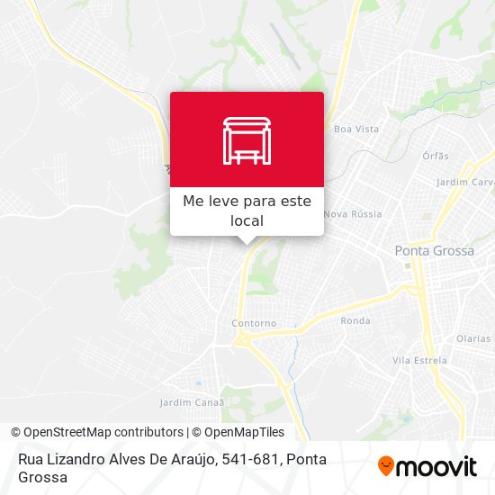 Rua Lizandro Alves De Araújo, 541-681 mapa