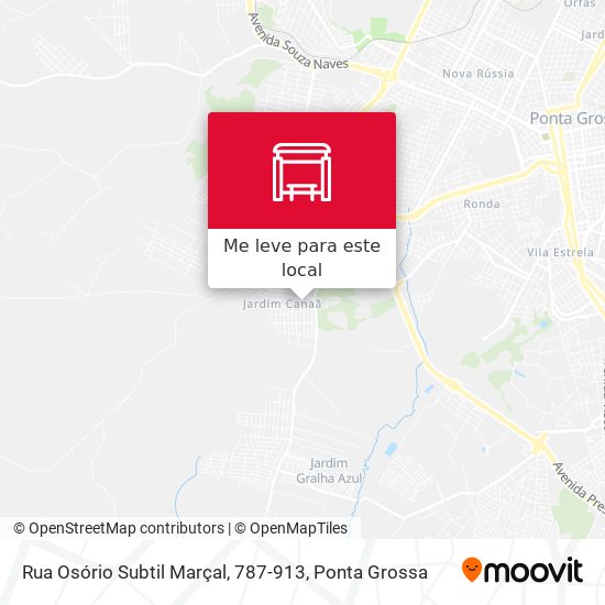 Rua Osório Subtil Marçal, 787-913 mapa