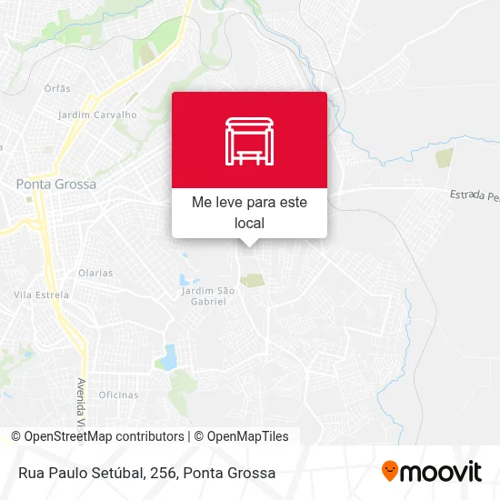 Rua Paulo Setúbal, 256 mapa
