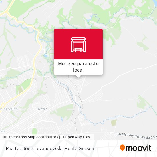 Rua Ivo José Levandowski mapa