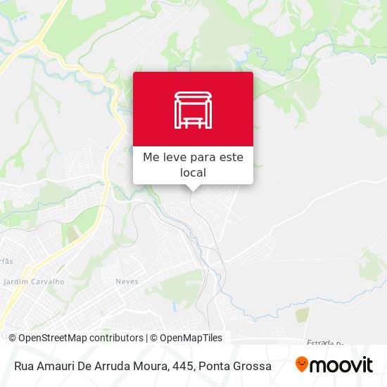 Rua Amauri De Arruda Moura, 445 mapa