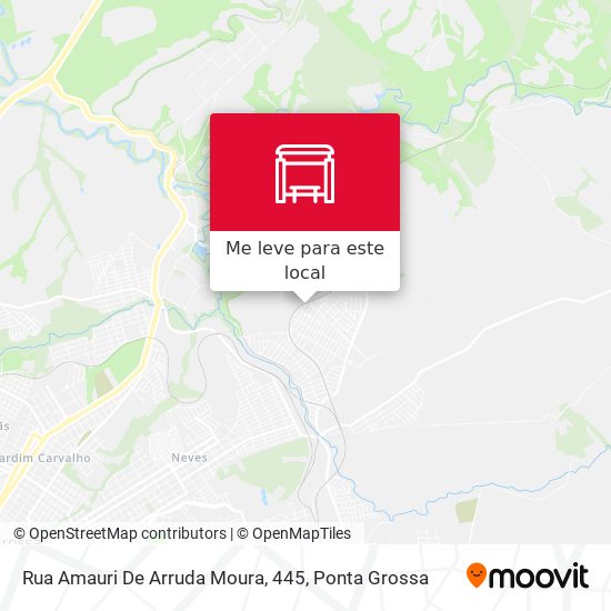 Rua Amauri De Arruda Moura, 445 mapa