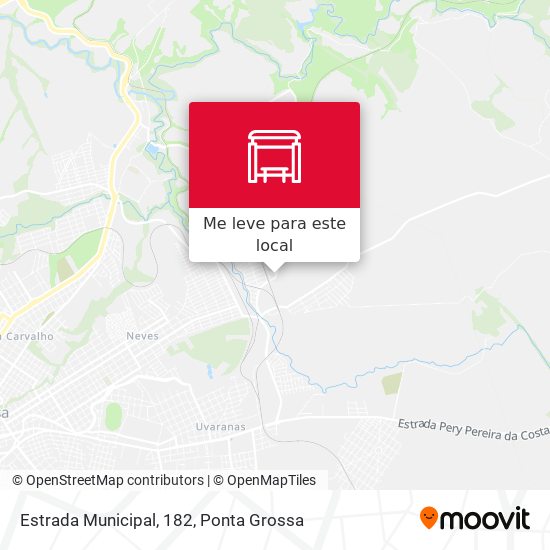 Estrada Municipal, 182 mapa
