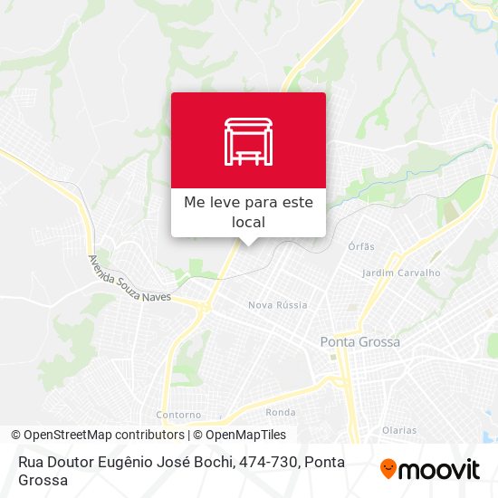 Rua Doutor Eugênio José Bochi, 474-730 mapa